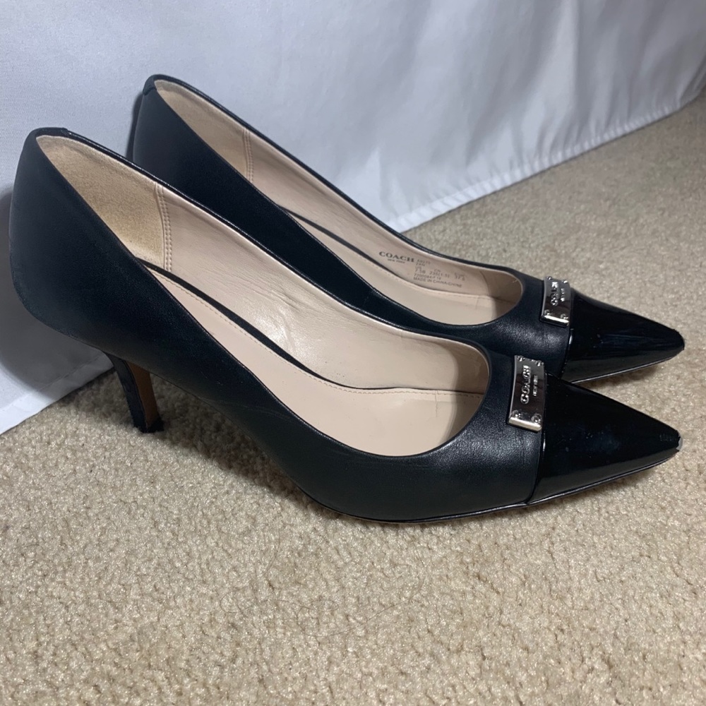 Coach Bowery Glove Leather Pump Heels